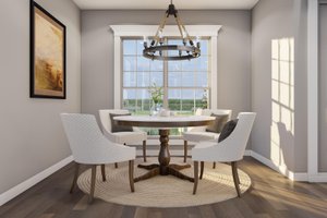 Interior - Dining Room for Craftsman House Plan #17-2463 - 3 bed, 2 bath