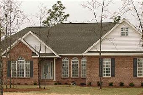 Exterior - Front Elevation for Traditional House Plan #63-130 - 4 bed, 2.5 bath