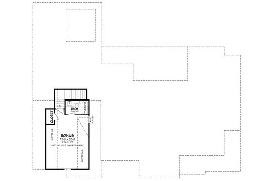 Floor Plan - Other Floor for Farmhouse House Plan #430-272 - 3 bed, 2.5 bath