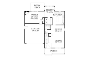 Country Style House Plan - 3 Beds 2.5 Baths 1902 Sq/Ft Plan #1053-24 