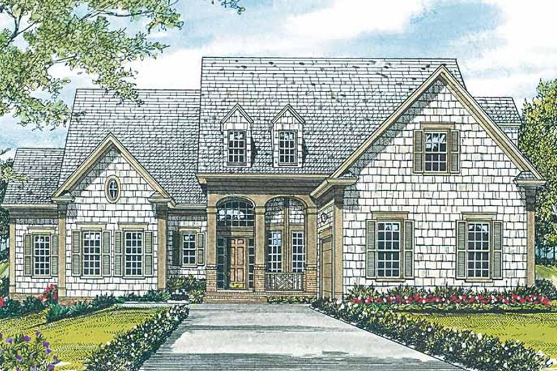 Dream House Plan - Victorian Exterior - Front Elevation Plan #453-174
