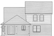 Colonial Style House Plan - 4 Beds 2.5 Baths 1875 Sq/Ft Plan #46-843 