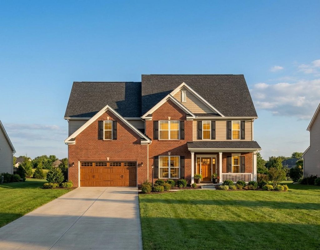 Exterior - Front Elevation 2 for Traditional House Plan #22-539 - 4 bed, 3.5 bath