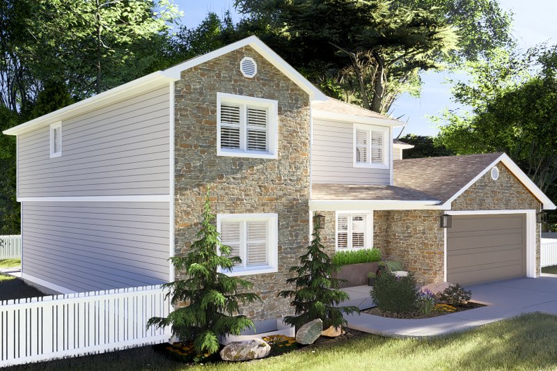 Dream House Plan - Exterior - Front Elevation 3 for Traditional House Plan #1060-189 - 5 bed, 3 bath