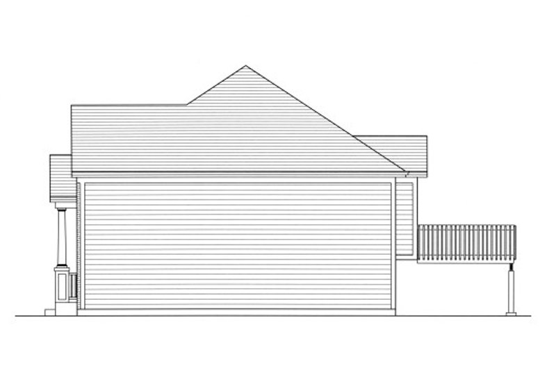 Home Plan - Exterior - Other Elevation for Craftsman House Plan #46-501 - 3 bed, 2 bath