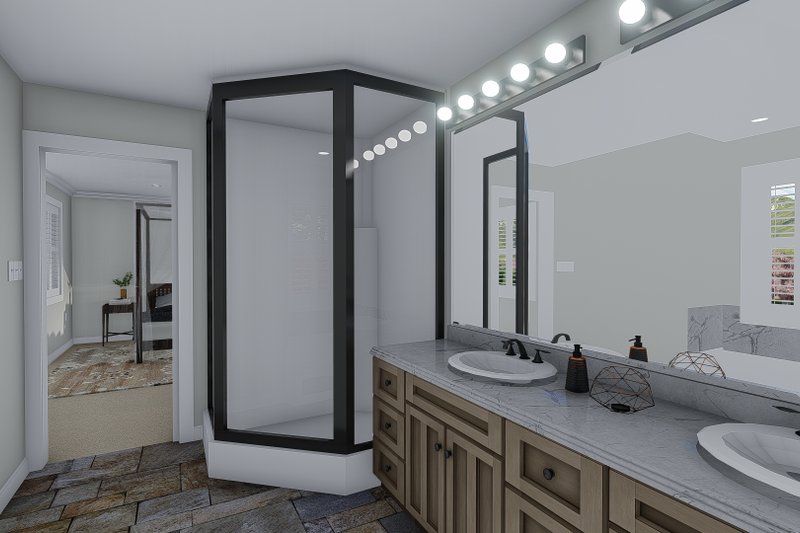 Dream House Plan - Interior - Master Bathroom for Craftsman House Plan #1060-55 - 5 bed, 3 bath