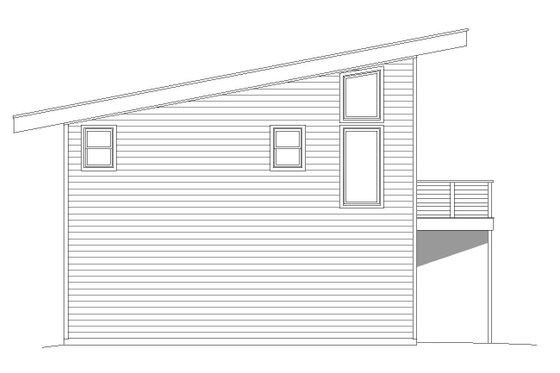 Exterior - Other Elevation for Modern House Plan #932-40 - 1 bed, 1 bath