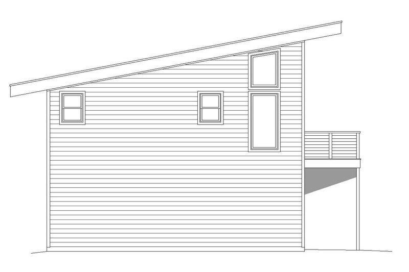 Dream House Plan - Exterior - Other Elevation for Modern House Plan #932-40 - 1 bed, 1 bath
