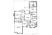 European Style House Plan - 4 Beds 2.5 Baths 2983 Sq/Ft Plan #42-272 
