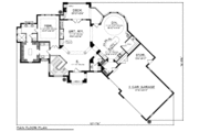 European Style House Plan - 3 Beds 3.5 Baths 4264 Sq/Ft Plan #70-1009 