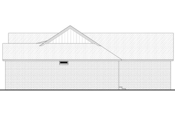 Exterior - Other Elevation 1 for Ranch House Plan #430-252 - 3 bed, 2.5 bath