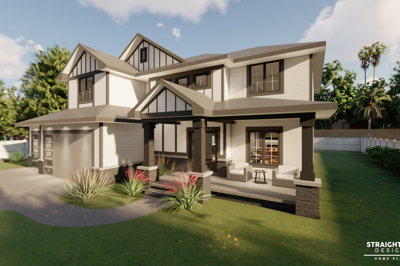 Architectural House Design - Exterior - Other Elevation for Craftsman House Plan #1122-15 - 4 bed, 4 bath