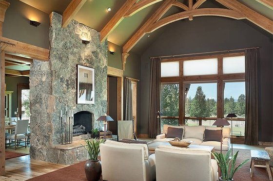 Great Room - 5300 square foot Craftsman home