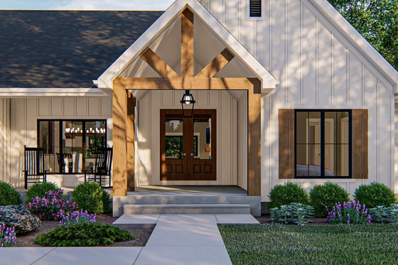 Exterior - Other Elevation 1 for Farmhouse House Plan #455-247 - 4 bed, 3.5 bath