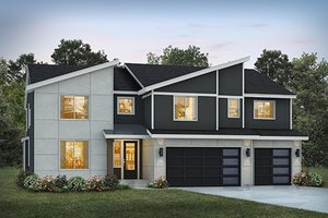 Contemporary Exterior - Front Elevation Plan #569-85