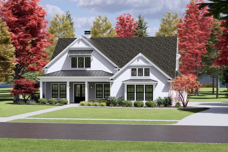 House Plan Design - Exterior - Front Elevation 6 for Craftsman House Plan #1096-73 - 4 bed, 3 bath