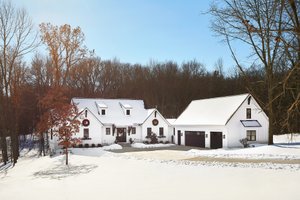 Exterior - Front Elevation 3 for Farmhouse House Plan #928-357 - 4 bed, 3 bath