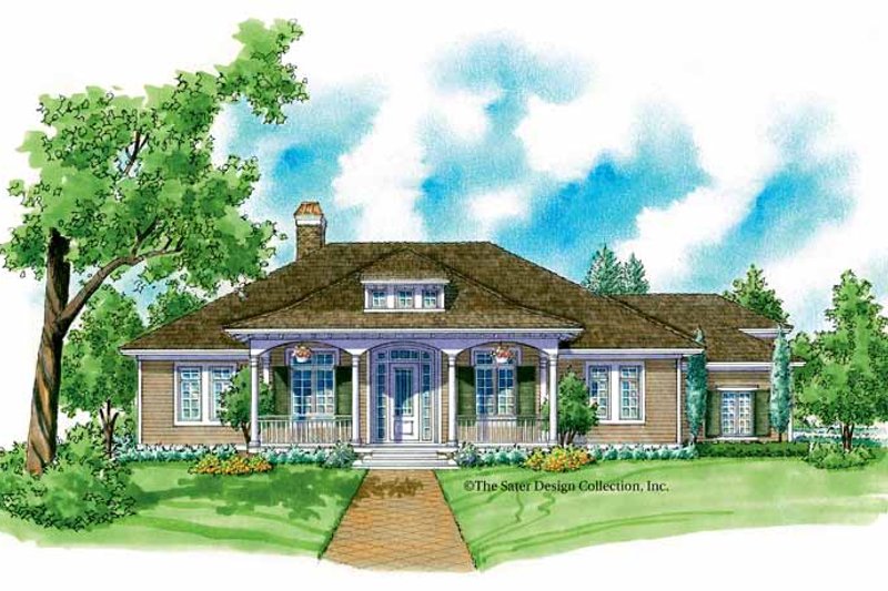 House Plan Design - Country Exterior - Front Elevation Plan #930-216