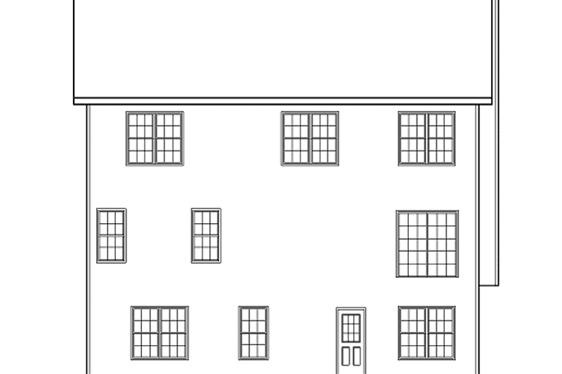 Home Plan - Exterior - Rear Elevation for Country House Plan #927-563 - 3 bed, 2.5 bath