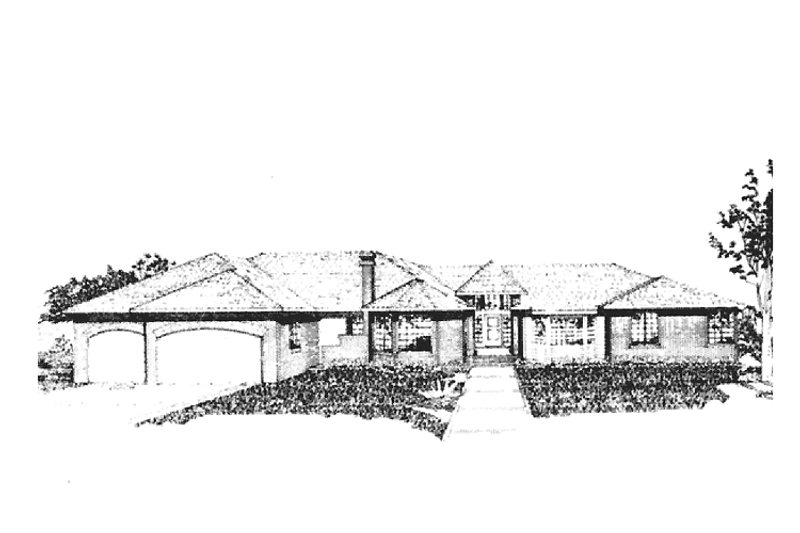 House Design - Craftsman Exterior - Front Elevation Plan #303-471