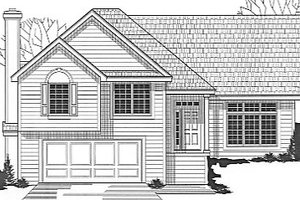 Traditional Exterior - Front Elevation Plan #67-650