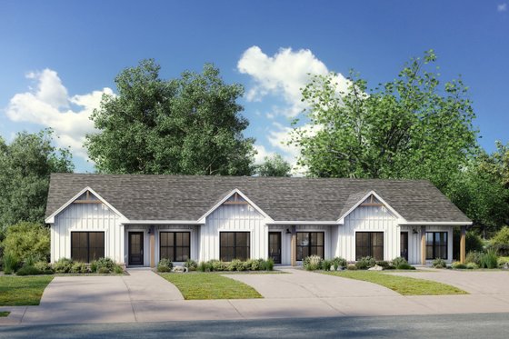 Exterior - Front Elevation 3 for Traditional House Plan #430-389 - 6 bed, 6 bath