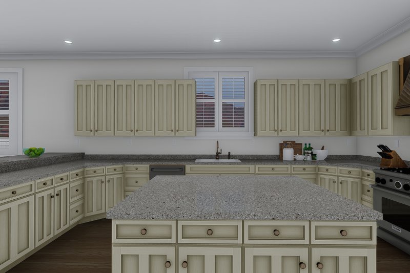Architectural House Design - Interior - Kitchen for Craftsman House Plan #1060-237 - 2 bed, 3 bath