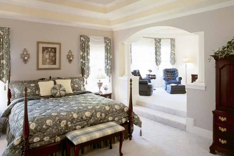 Home Plan - Interior - Master Bedroom for Colonial House Plan #927-174 - 5 bed, 4.5 bath