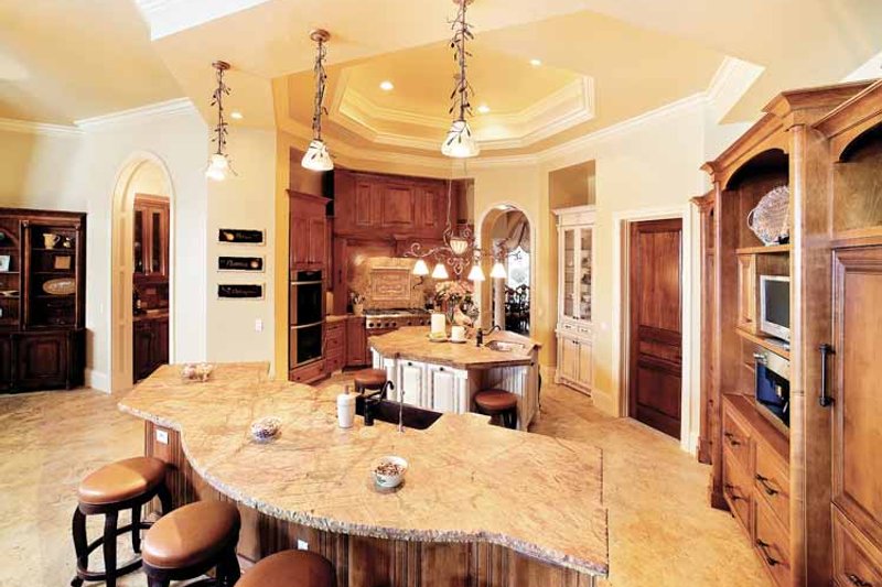 Home Plan - Interior - Kitchen for Mediterranean House Plan #1017-14 - 5 bed, 5.5 bath