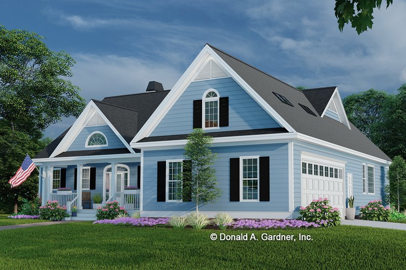 Dream House Plan - Exterior - Front Elevation 3 for Ranch House Plan #929-938 - 3 bed, 2.5 bath