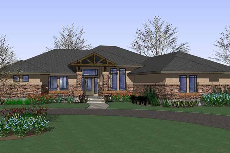 Dream House Plan - Craftsman Exterior - Front Elevation Plan #120-226