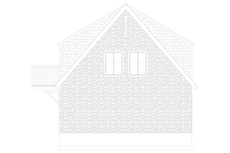 House Plan Design - Exterior - Rear Elevation 2 for Cottage House Plan #1060-133 - 2 bed, 1.5 bath