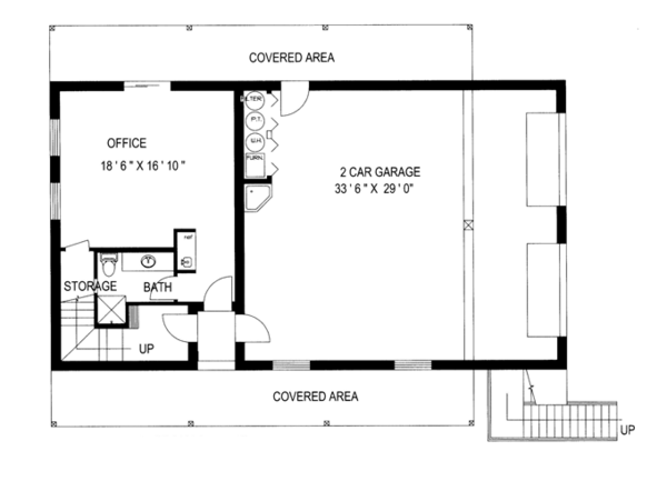 House Blueprint - Country Floor Plan - Main Floor Plan #117-836