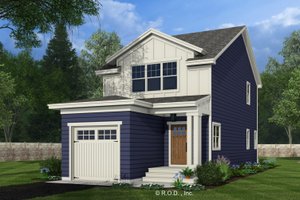 Craftsman Exterior - Front Elevation Plan #51-1310