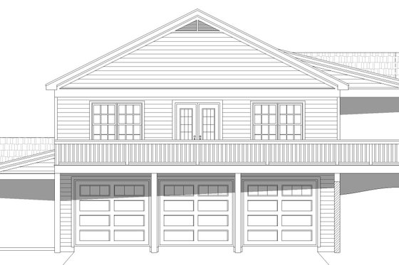 Exterior - Other Elevation 1 for Barndominium House Plan #932-537 - 7 bed, 5 bath