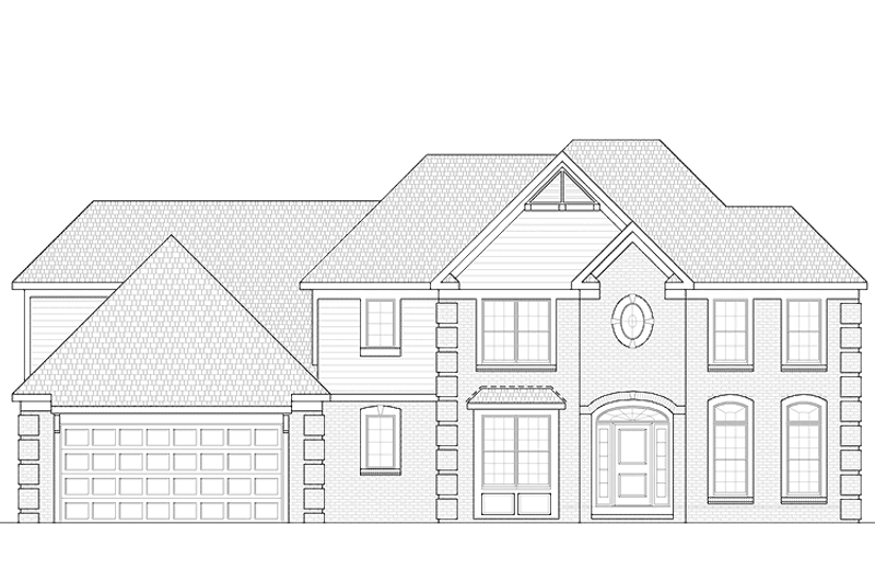Dream House Plan - Classical Exterior - Front Elevation Plan #328-377