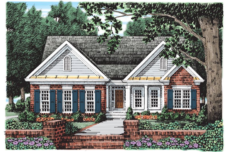 Dream House Plan - Country Exterior - Front Elevation Plan #927-145