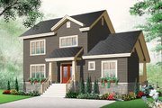 Traditional Style House Plan - 3 Beds 1.5 Baths 1821 Sq/Ft Plan #23-2508 Exterior 