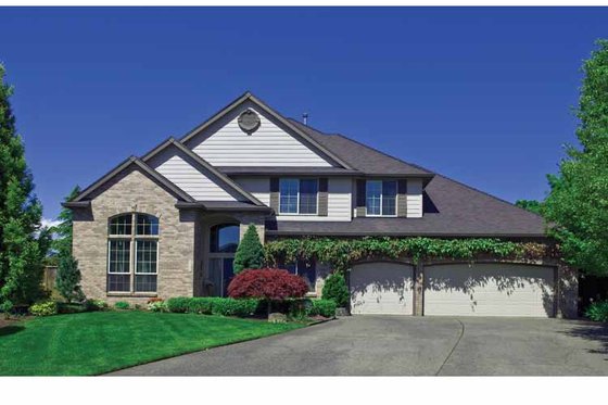 Exterior - Front Elevation 3 for Country House Plan #48-774 - 3 bed, 2.5 bath