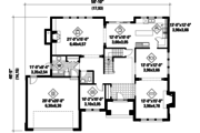 Traditional Style House Plan - 4 Beds 4 Baths 3341 Sq/Ft Plan #25-4629 
