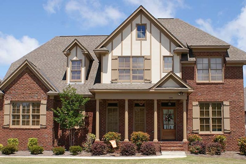 Home Plan - Exterior - Front Elevation 5 for Tudor House Plan #927-313 - 4 bed, 2.5 bath