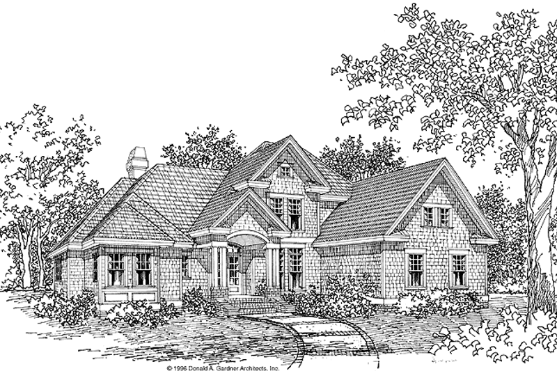 Home Plan - Exterior - Front Elevation 3 for Traditional House Plan #929-250 - 3 bed, 2.5 bath