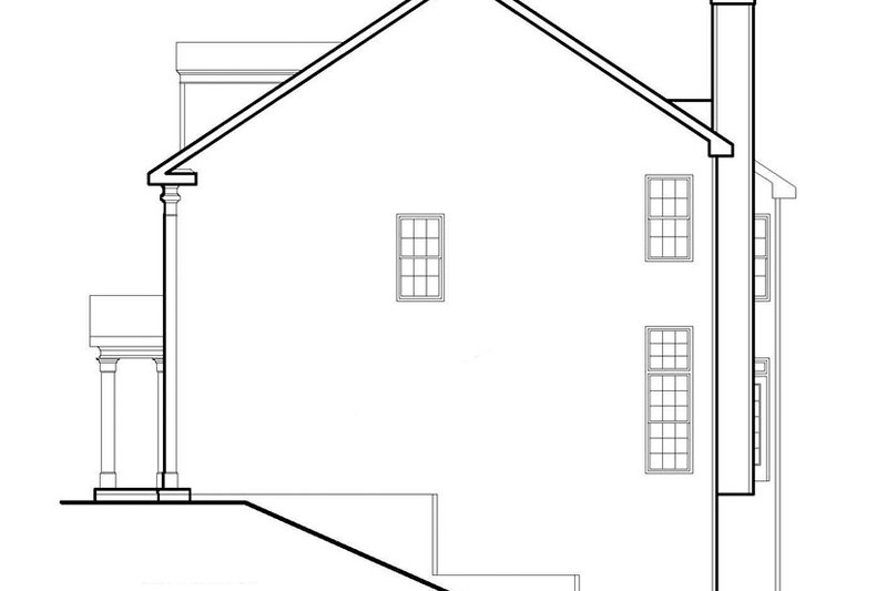 Home Plan - Exterior - Other Elevation for Classical House Plan #927-614 - 4 bed, 2.5 bath