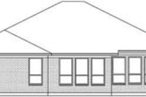Exterior - Rear Elevation for Traditional House Plan #84-165 - 4 bed, 2 bath