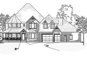 Victorian Style House Plan - 5 Beds 2.5 Baths 3191 Sq/Ft Plan #5-204 
