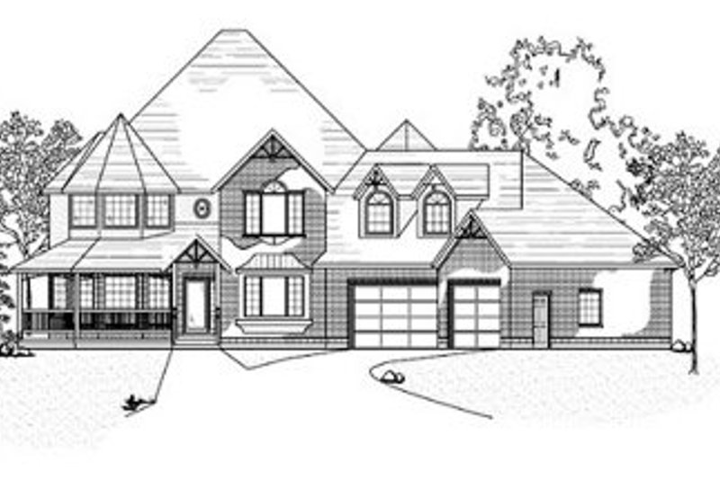 House Design - Victorian Exterior - Front Elevation Plan #5-204