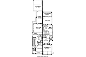 Floor Plan - Main Floor for European House Plan #141-216 - 4 bed, 3 bath