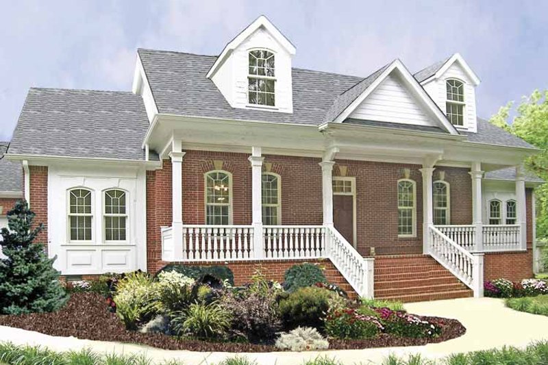 House Plan Design - Country Exterior - Front Elevation Plan #314-230
