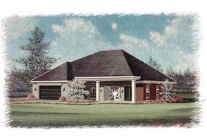 House Plan Design - Exterior - Front Elevation for Country House Plan #15-340 - 3 bed, 2 bath