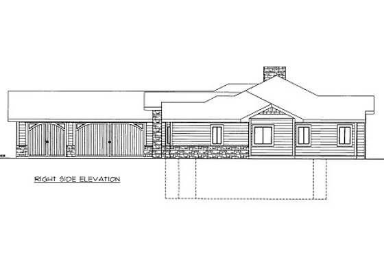 Exterior - Other Elevation for European House Plan #117-775 - 2 bed, 3.5 bath